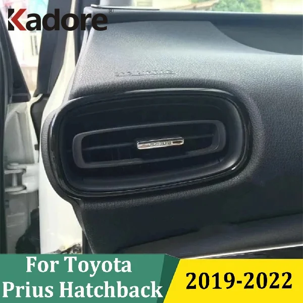 

For Toyota Prius Hatchback 2019 2020 2021 2022 Front Side Air Vent Cover Trim AC Outlet Panel Frame Car Interior Accessories