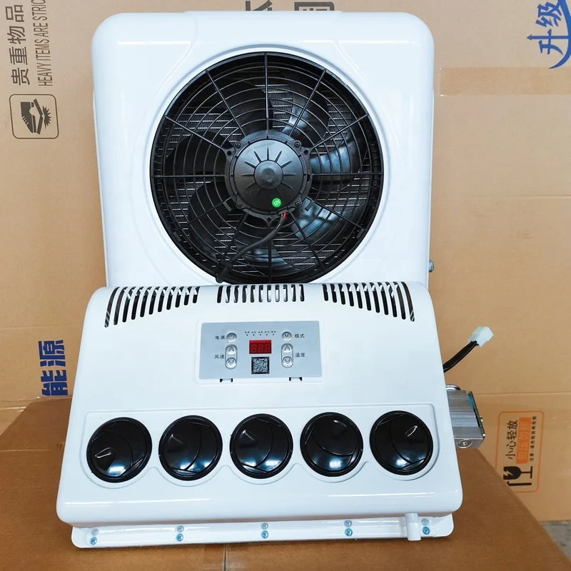 Backpack electric 24v truck parking inverter air conditioner 12v portable air conditioner for truck