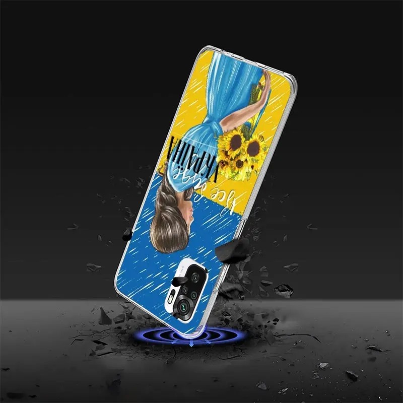 Ukraine Ukrainian Girl Case Phone Cover for Xiaomi Redmi Note 14 13 12S 12 11S 11 11T 11E 10S 10 Pro Plus 5G Trend Fundas Note 1