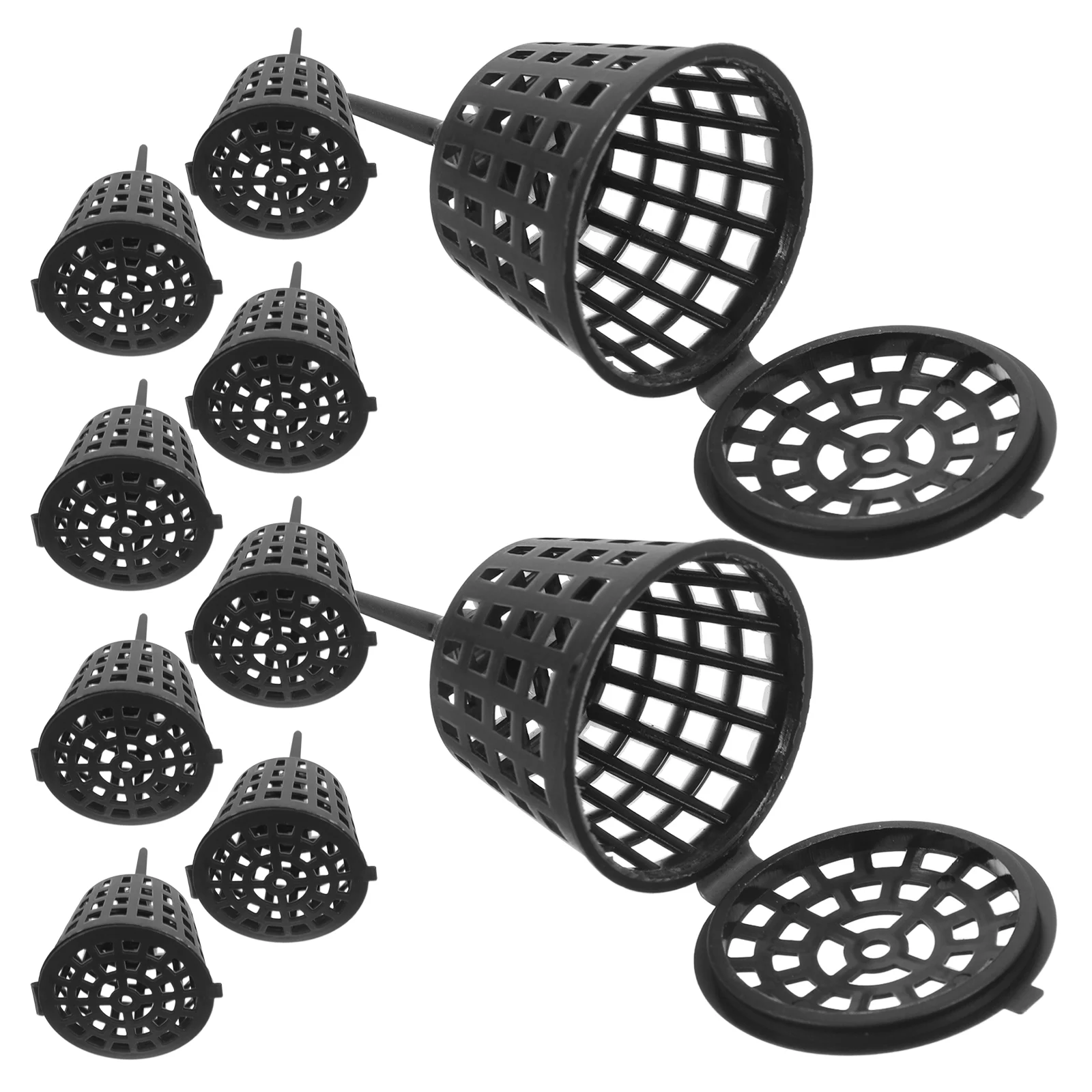 Paniers en plastique de qualité supérieure, Pot de plantes bonsaï, facile à insérer, protection du sol, nutriments, chid, fleurs, petites plantes, jardinage, 50 pièces