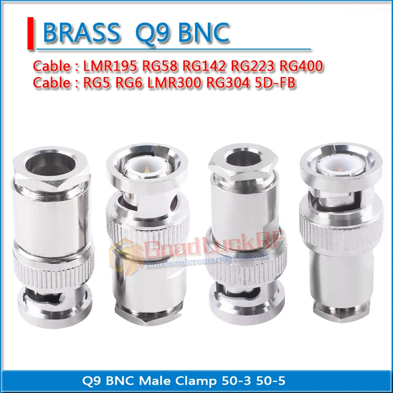Q9 Bnc Male Clamp L…