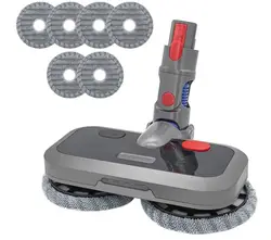 Testa del mocio elettrico per Dyson V7 V8 V10 V11 V15 aspirapolvere Wet Dry Mop panno testa di pulizia spazzola per pavimenti parti di ricambio