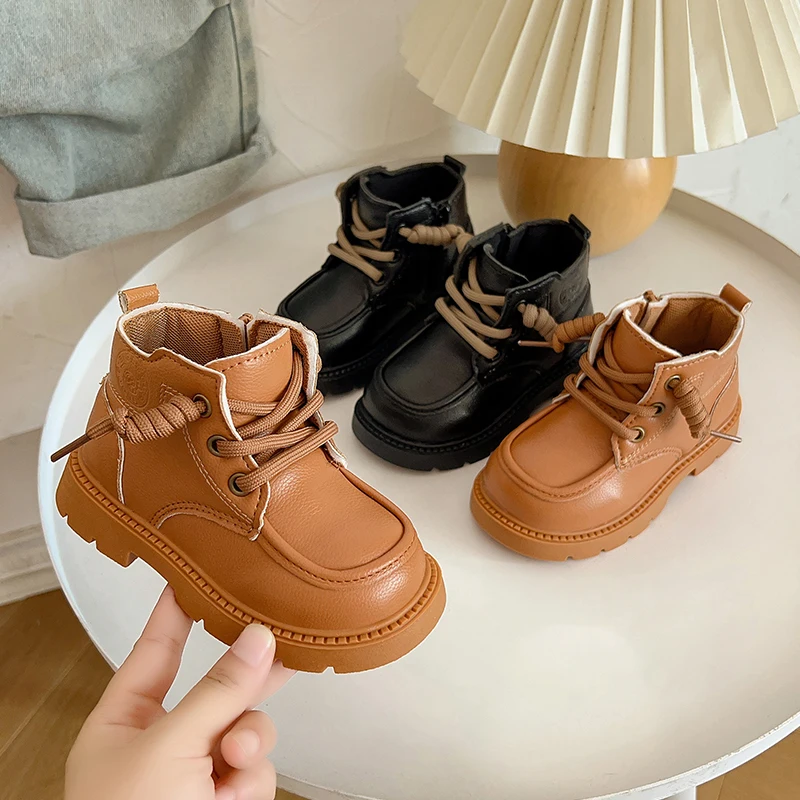 

Autumn Winter Children Shoes Baby Girls Boys Casual Boots Non-slip Soft Sole Waterproof Kids Outdoor Boots Infant Toddler Shoes