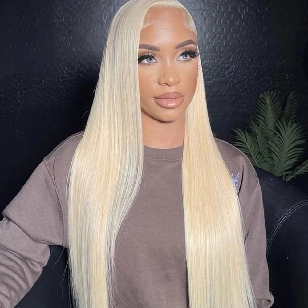 Synthetic Lace Wigs for Women Heat Resistant Pink Wig Natural Straight Party Daily Wear Wig Synthetic Lace Front Wigs