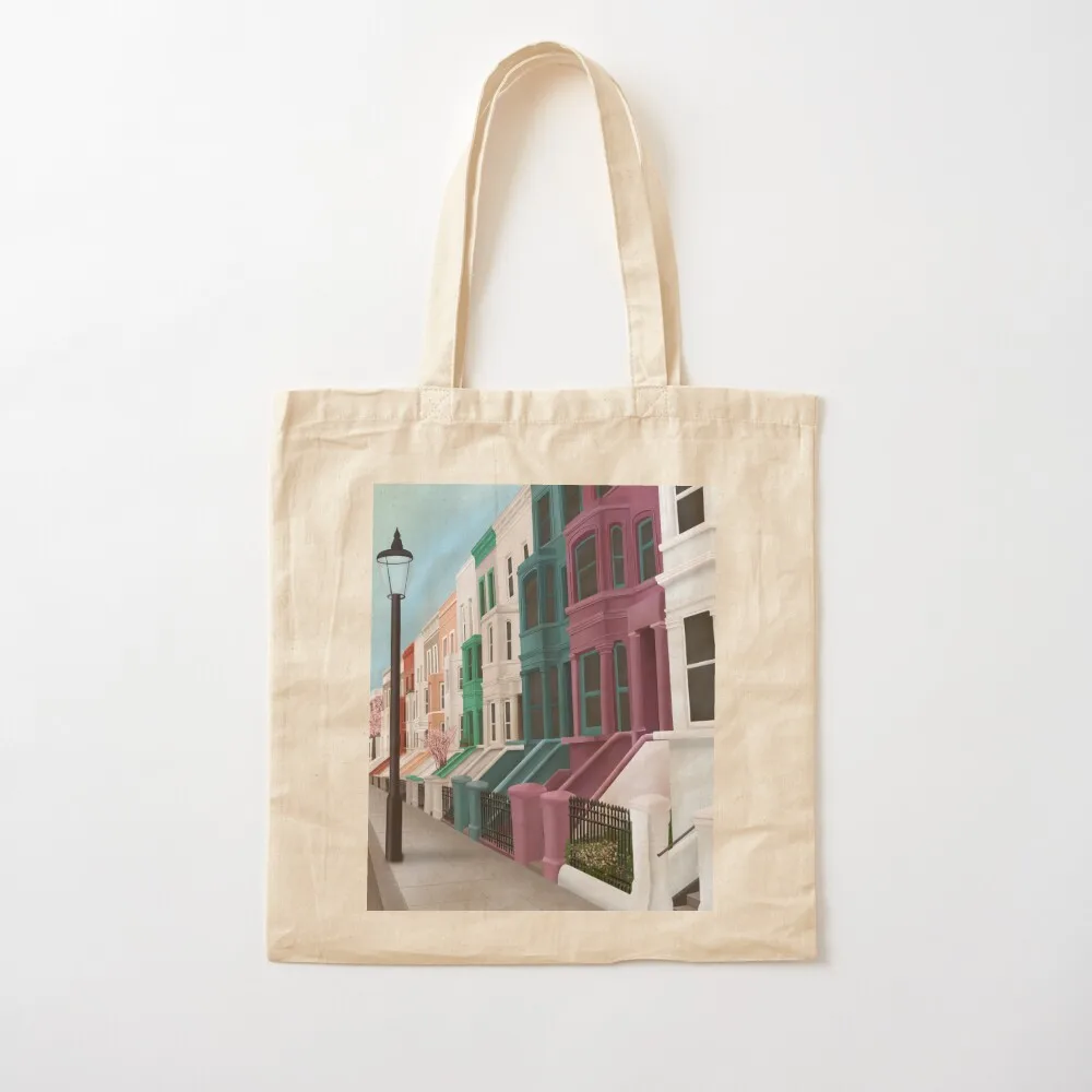 

Notting Hill Illustration Tote Bag handbag Reusable bags Canvas Tote Bag