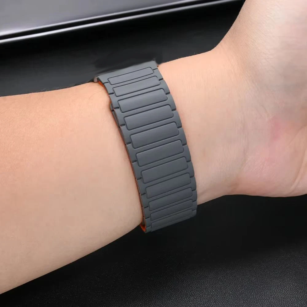 Magnetic Watchband For Redmi Watch 5 4 Soft Silicone Loop Strap Bracelet For Xiaomi Mi Band 9 Pro/8 Pro Sports Wrist Belt Correa