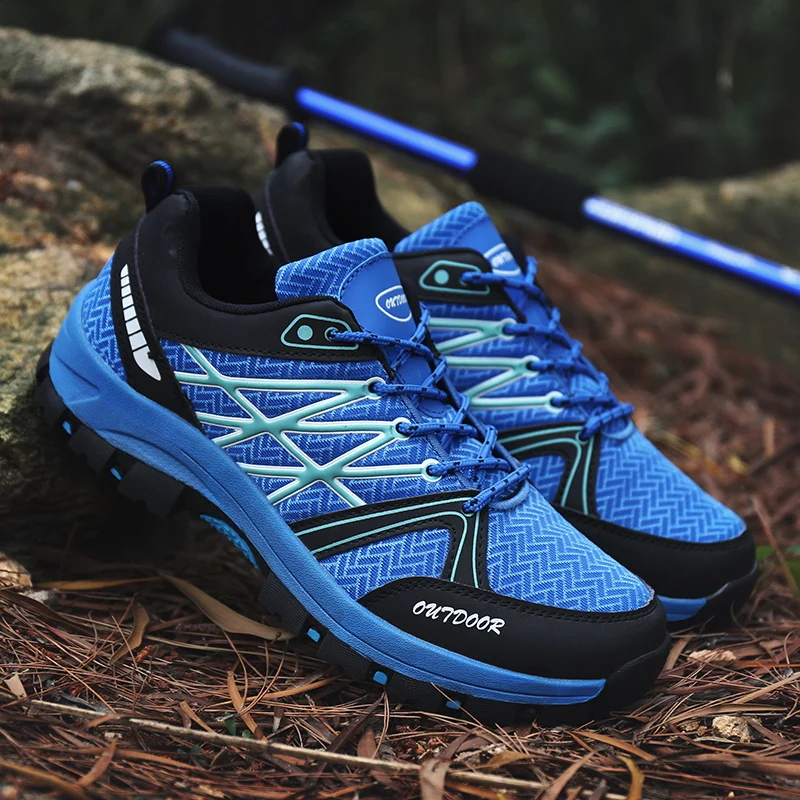 

Hot Selling Lightweight Comfortable Mens Sports Shoes Flexible Shock-absorbing Running Shoes Wear-resistant Walking Shoes