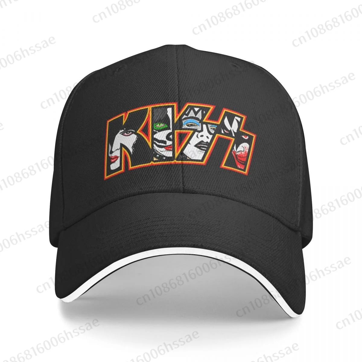 Heavy Metal Rock Band Singer Kiss Baseball Caps Hip Hop Sandwich Cap Men Women Adjustable Outdoor Sport Hats