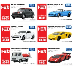 Tomica Premium Scale Model Car Takara Tomy Mini Diecast Alloy Toys Lamborghini Camaro Metal Sports Car Collection Birthday Gifts