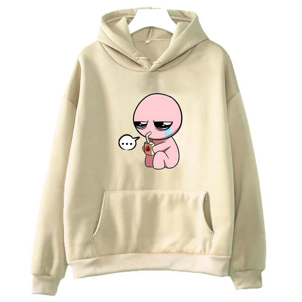 Roguelike The Binding of Isaac Oversized Hoodie WOMEN Kawaii/Cute Game Long-sleeved Sweatshirt Cartoon Regulai Fit Aesthetic Top