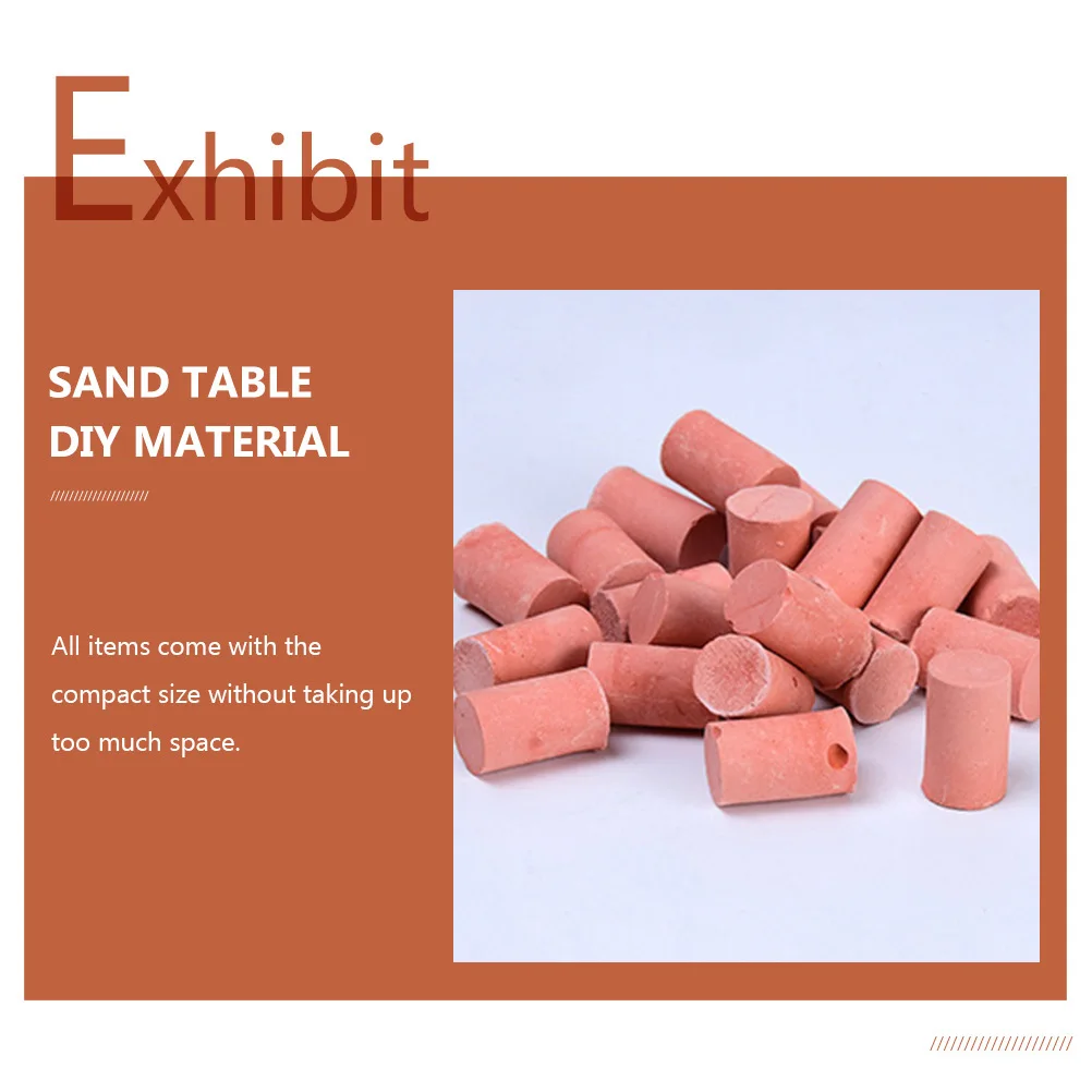 

1 компл. DIY песочный стол, форма для кирпича, мини-материалы для изготовления кирпича, прочный силиконовый комплект для творческого микропейзажа, здания пейзажа