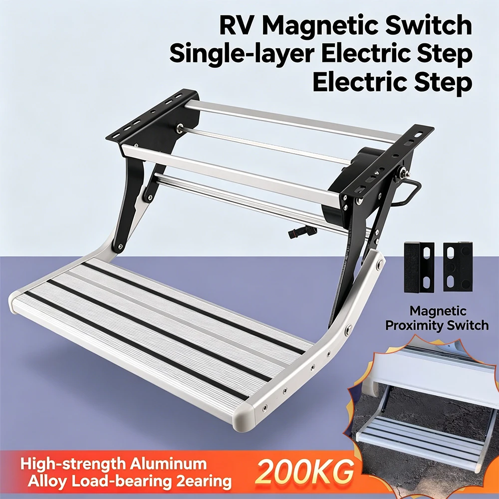 

RV Stepping-in Living Area Welcome Step Telescopic Vehicle Footrest Trailer Step Middle Door Electric Single-layer Modification