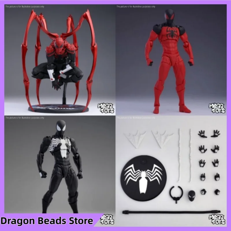 

In Stock! Marvel MESS TOYS Chapter Parker Scarlet Spider-Man Black Neighbor Symbiote High-quality Articulated Action Figure