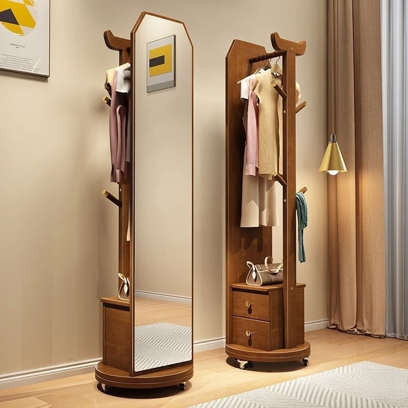 

Solid wood rotating mirror Movableunctional