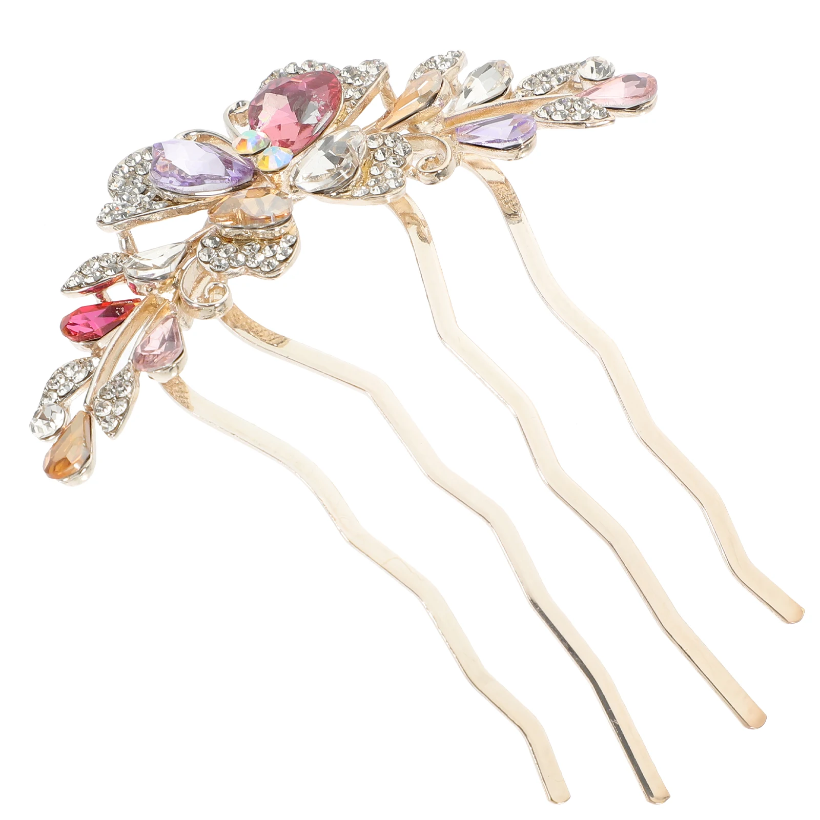 

Updos Hair Barrette Girls Accessories Back of Head Comb for Wedding Bridal Accessory Metal Jewelry Women Women's Clips