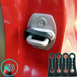 Door Lock Buffer Damper For Suzuki Grand Vitara 2005-2019 Soundproof Insulation Quiet Deaf Creaking Noise Seal Stopper Deadener