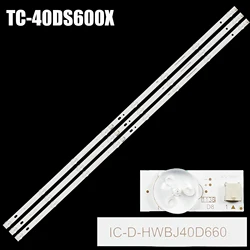 LED Backlight Strip For  40 inch TV TX-40ES400B TX-40ES500B TX-40ESW504B TX-40FS503 TC-40DS600X TX-40DSU401 IC-D-HWBJ40D660