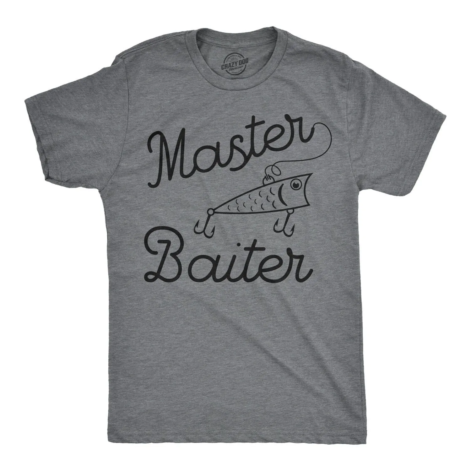 Fishing Holiday T Shirt Mens Master Baiter Gear Dad Rude Funny Bachelor