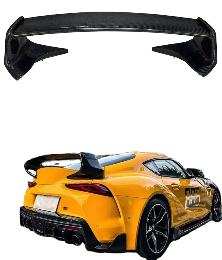 For Gr Supra A90 A91 hoT sale Toyota Supra A90 Carbon Rear Spoiler Wing Big Spoiler Rear Wing Rear Duckdeil