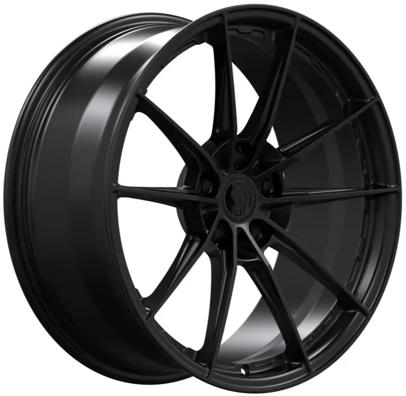 Customized 20 inch 5x120 matte black alloy monoblock forged concave car wheels rims for BMW 6 Series