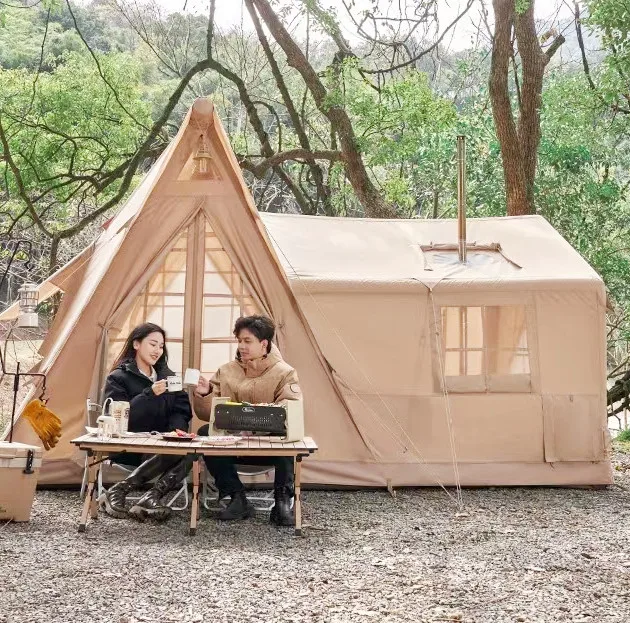 #￥Four Season Outdoor Inflatable Air House Tent With Mesh Window & Doors