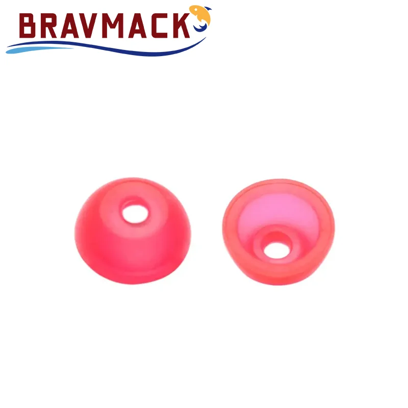 100pcs Luminous Half Round Stopper Beads Fishing for Sea Fishing Floating Tackle Fishing Tools Fishing Accessories image 4