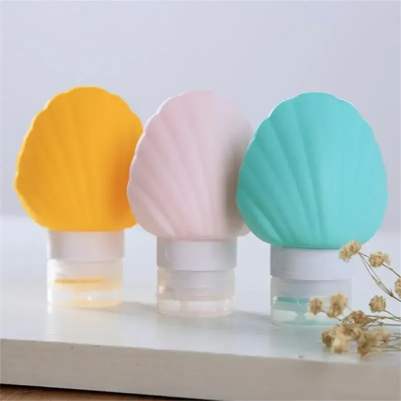 Dispensing Bottles Silicone Travel Shampoo Cream Lotion Soap Small Sample Containers Refillable Bottles Easy To Squeeze 40/90ml