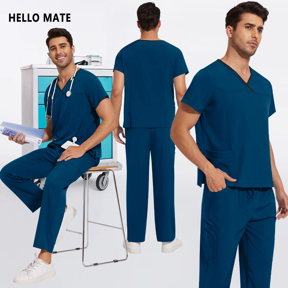 

Медицинская клиническая гигиеническая рабочая одежда, униформа стоматолога, набор скрабов для кормления, ветеринарная форма, мужская и женская рабочая одежда, костюм для кормления