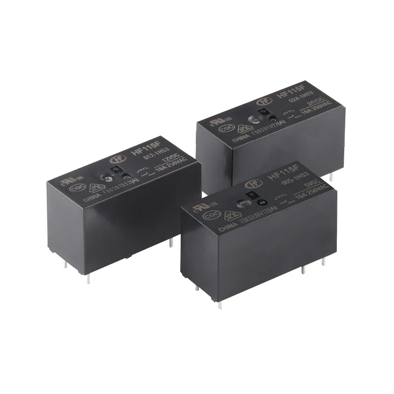 5Pcs/2Pcs Relay JQX HF115F-005-1HS3AF HF115F-012-1HS3AF HF115F-024-1HS3AF 1HS3A 6Pin 16A 5V 12V 24V Power Relay