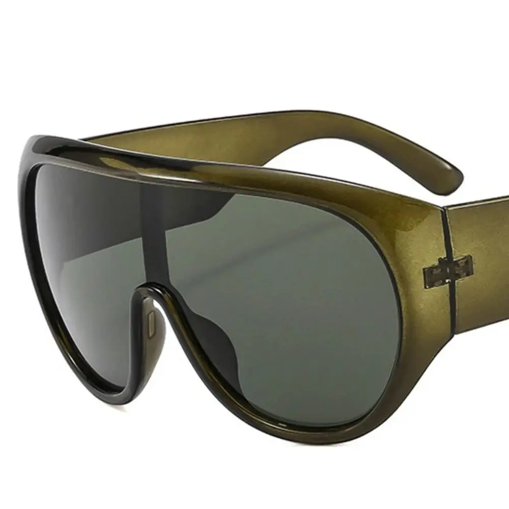 New Gradient Lenses Shield Sunglasses Shield Frame Windproof Mask Sunglasses Wrap Around Fit Gradient Sun Glasses Outdoor Sports