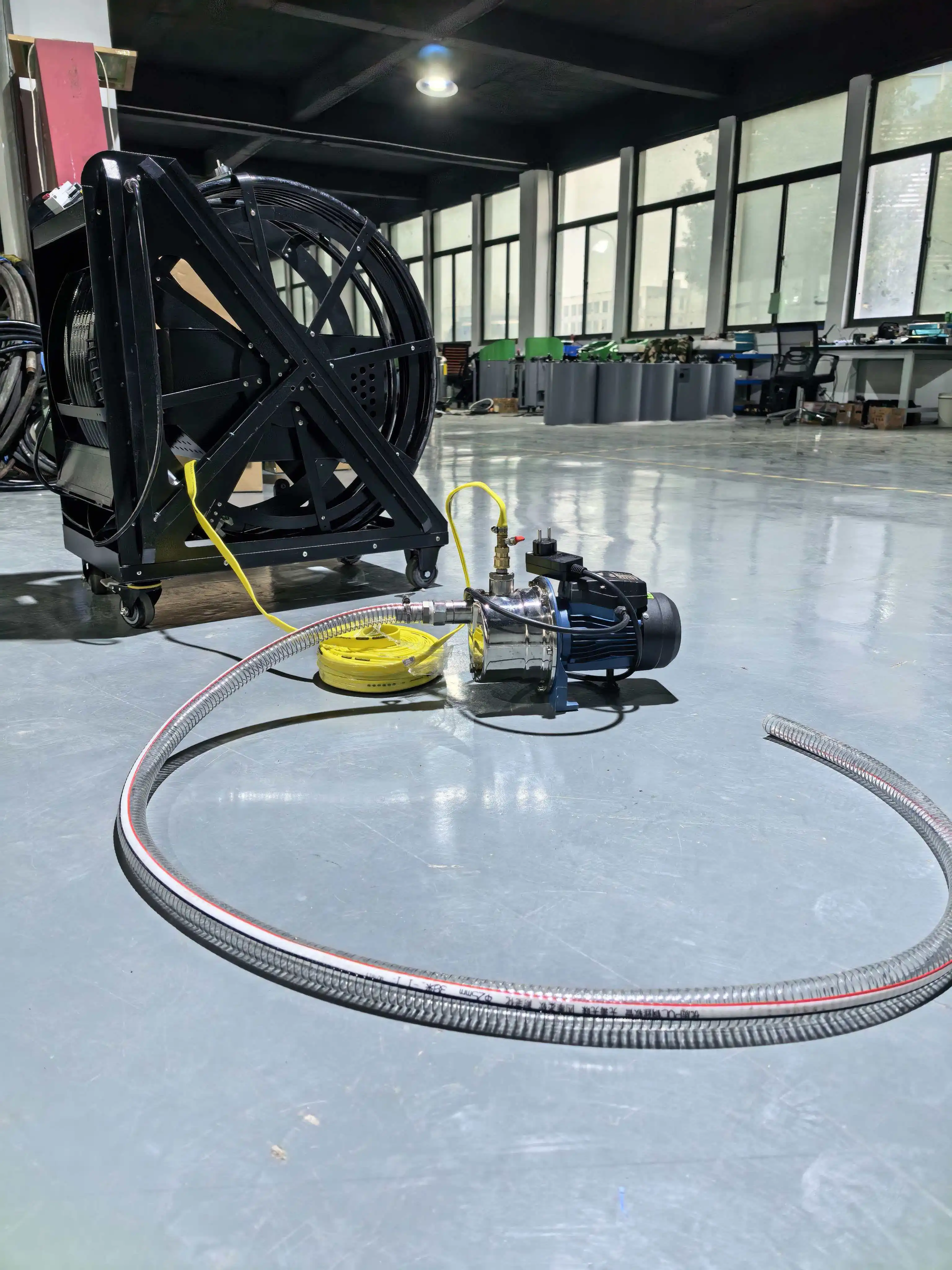 CE-Certified Electric New 100-800mm Heavy-duty High Efficiency All-metal Kitchen Grease Duct Cleaning Machine Adjustable Speed