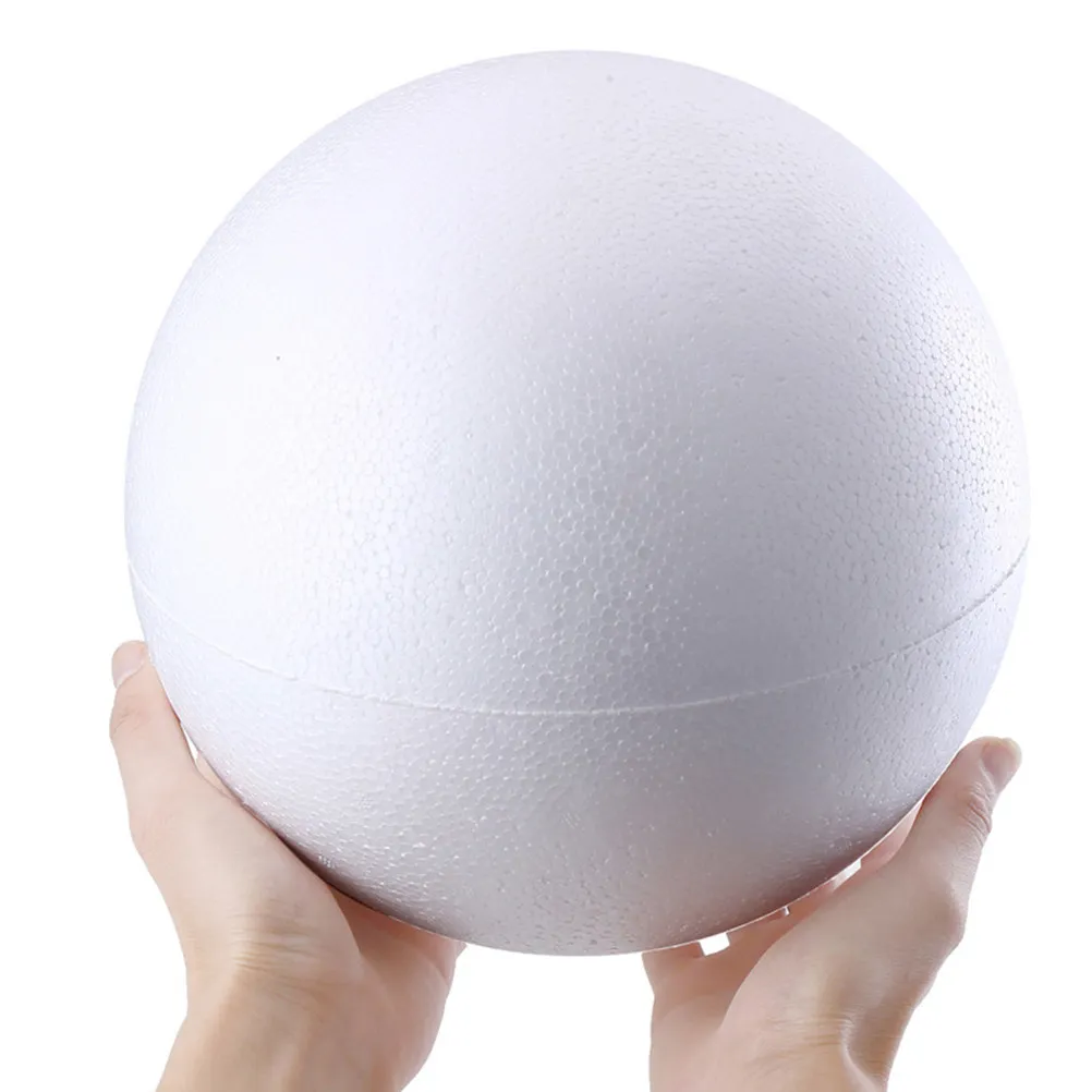 60Pcs Foam Balls White Premium Craft Set for DIY Christmas Tree Ornaments Party Decoration Preschool Church Activities