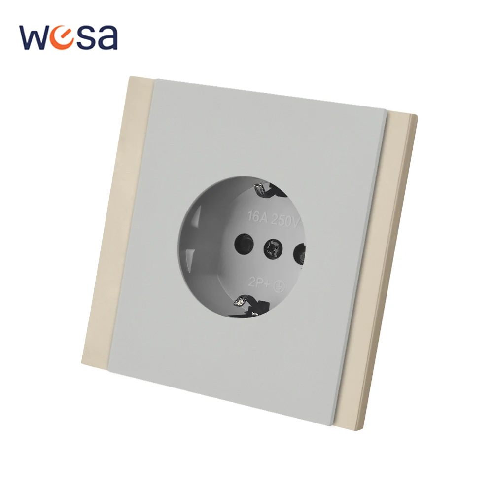 

Скорость кожи Стандарт AC EU Огнестойкий с заземлением Электрические розетки Классическая краска Пластик 250 В Стандартные розетки