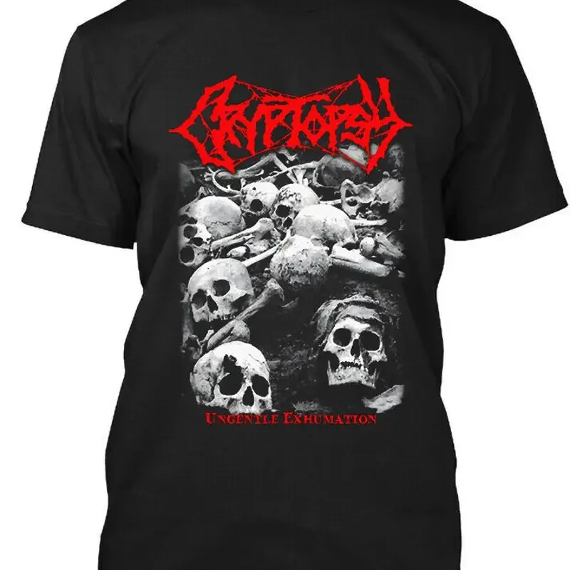 Limited New Popular Cryptopsy Ungentle Exhumation Canadian Music T Shirt S 4Xl