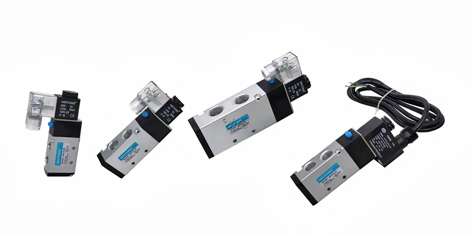 

Pneumatic 4V210-08 4V310-10 4V410-15 DC24V AC220V