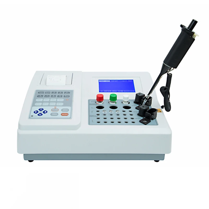 

Clinical Lab Chemistry Coagulation Analyzer Coagulometer Analyzer for Medical Diagnosis Equipment