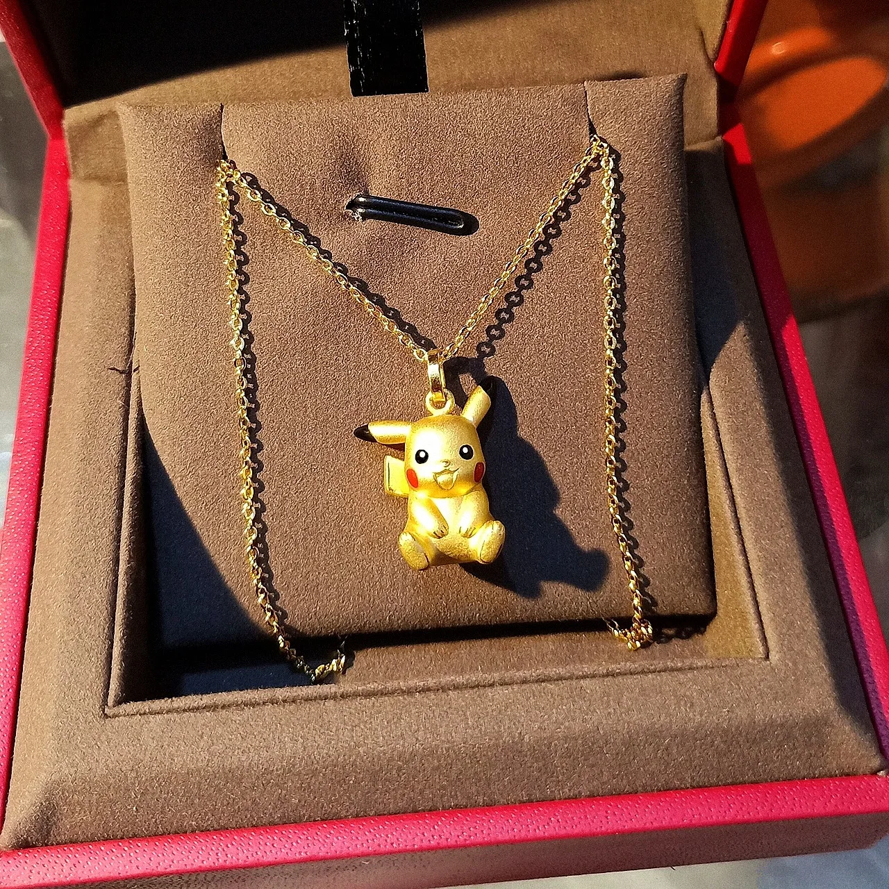 2Style Pokemon Anime Pikachu Pendant Necklace Women Men Fashion Student Collar Chain Necklace Cute Doll Accessories Holiday Gif