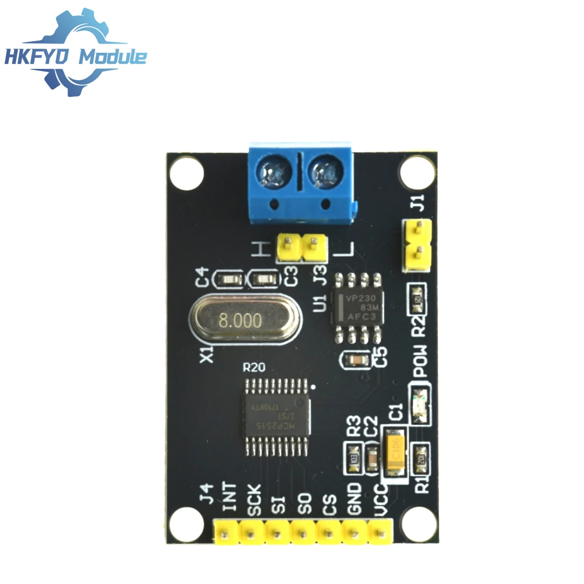 MCP2515 CAN Bus Communication Module Development Board SN65HVD230 Transceiver SPI