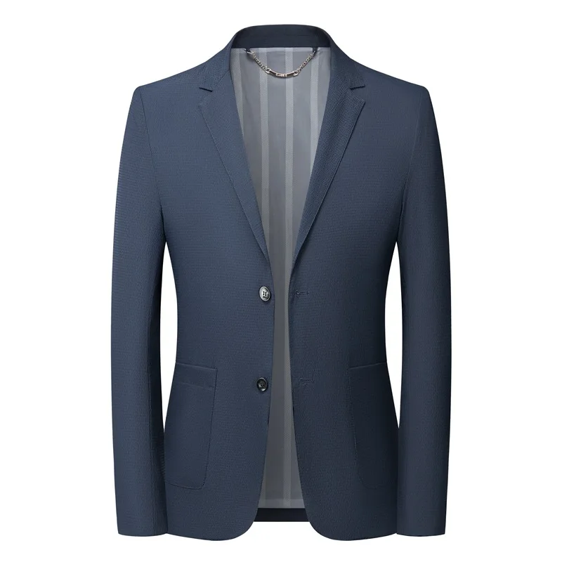 

k206 Autumn middle-aged men's casual suit jacket spring high-end single western casual wear