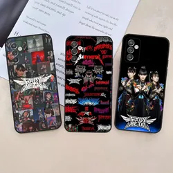 Rock B-BABYMETAL Band Phone Case For Samsung S24,23,22,30,21,10,9,Ultra,Plus,Lite,FE,5G Black Soft Case