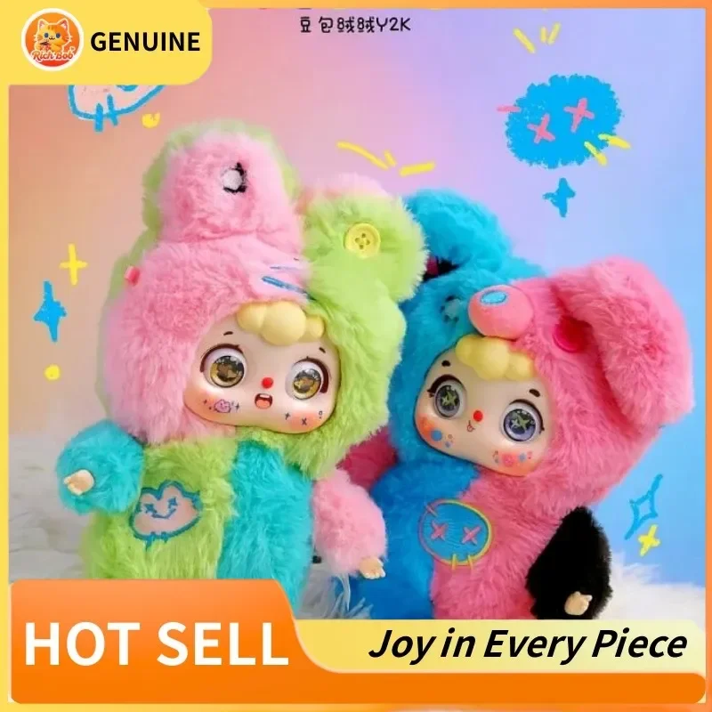 

Genuine Doubao Rongrong V4 Blind Box Millennium Party Series Vinyl Pendant Kawaii Mystery Creative Lovely Trendy Surprise Gifts