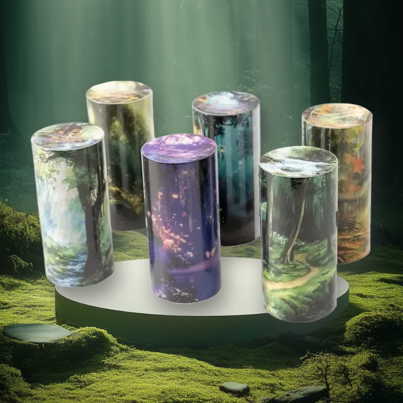 1Roll/3Roll 6 Style Large Seamless  80mm*2m Forest Tapes Vast Forest Realm Series