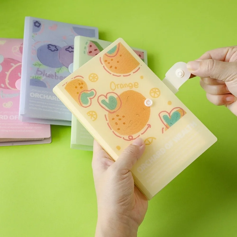 A6 100 Envelopes Money Saving Challenge Fruit Oil Painting Waterproof Savings Challenges Sheets Save Money Reusable
