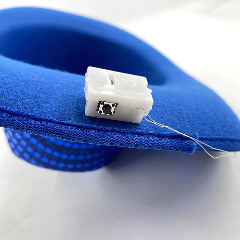 Fashion Glowing Cosplay Cap Fluorescent Night Club DJ Dance Supplies Performance Costume Hat for Men Women Luminous Accessories