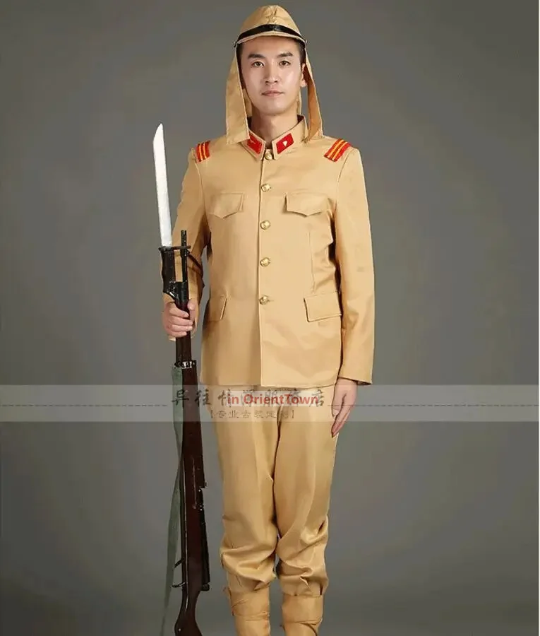 Japan Soldier clothing uniform monitor major Da Zuo clothing drama stage costumes The Second War War Imperial Japanese Army