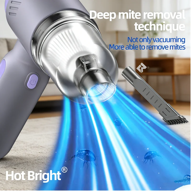 High End Wireless Portable Air Duster or Vacuum Cleaner Dual Use Car and Home Surging Suction One-Touch Dust Removal 3012