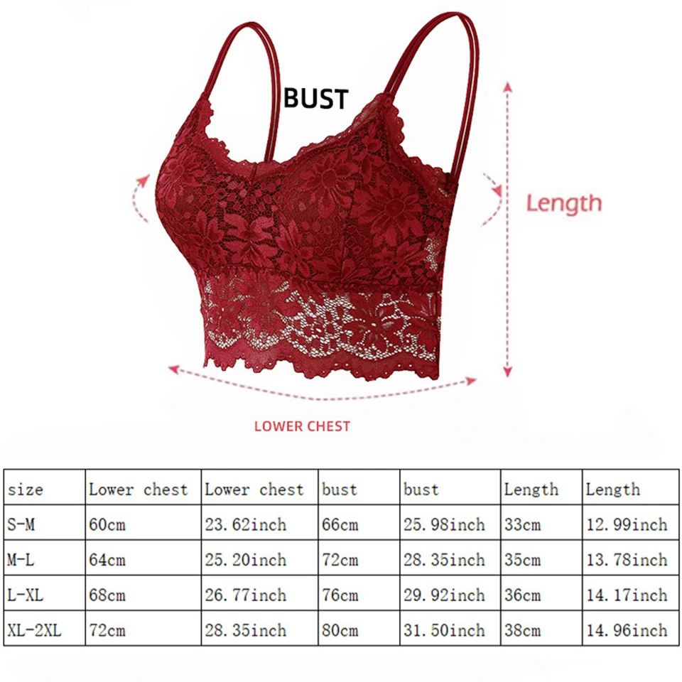 Women Lace Bras Top Comfortable Bralette Solid Color Sexy Underwear Vest Female Hollow Out Wireless Lingerie Seamless Bra