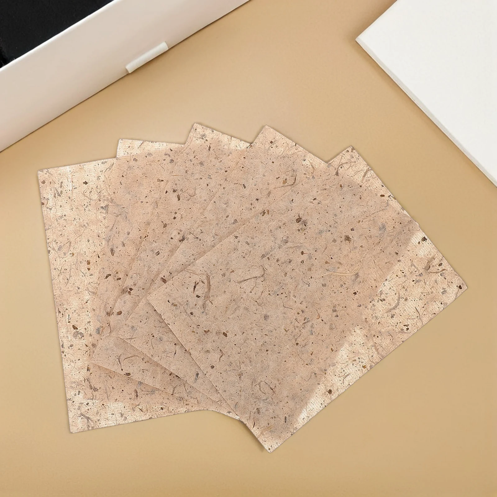 

50pcs Vintage Xuan Paper: Smooth Rice Paper For Chinese Calligraphy Practice Ink Painting Craft Art Japanese Sumi Drawing