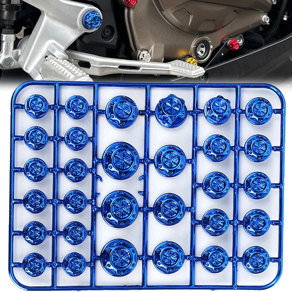 

Шестиугольные винтовые колпачки для мотоцикла, 8/10/12/14 мм, винт для электромобиля, локомотива, цветные украшения, крышка, модифицированные аксессуары