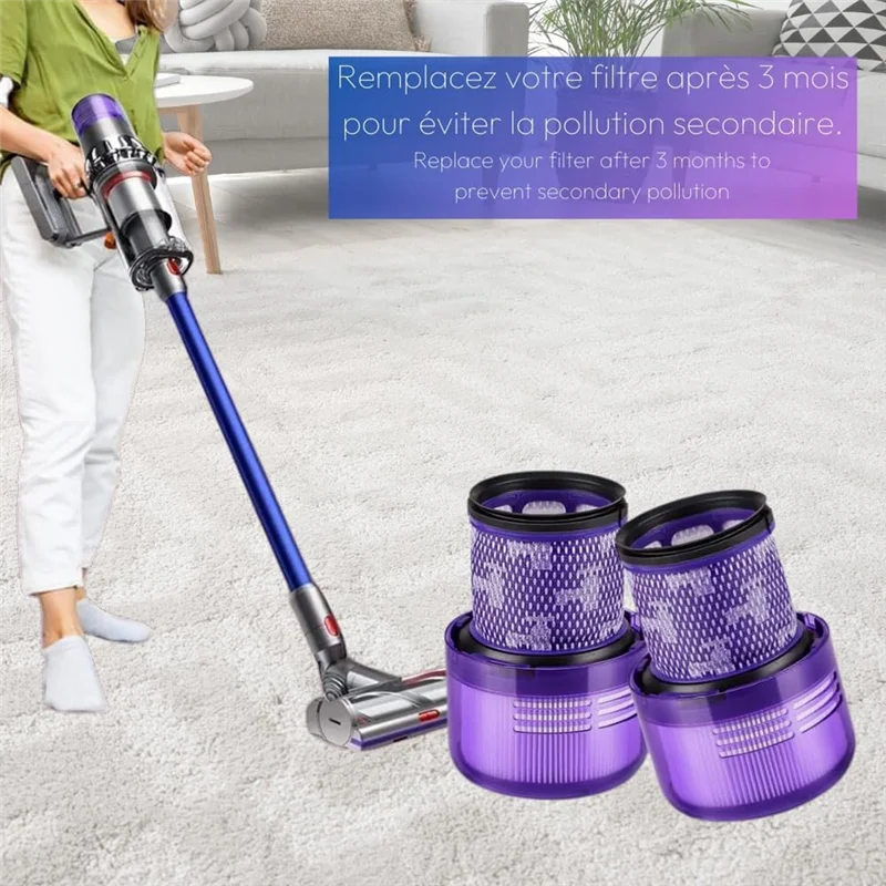 

Emption! Комплект из 9 сменных вакуумных фильтров для пылесоса Dyson V11 V15 SV14 SV22, сравните с номером детали. 970013-02